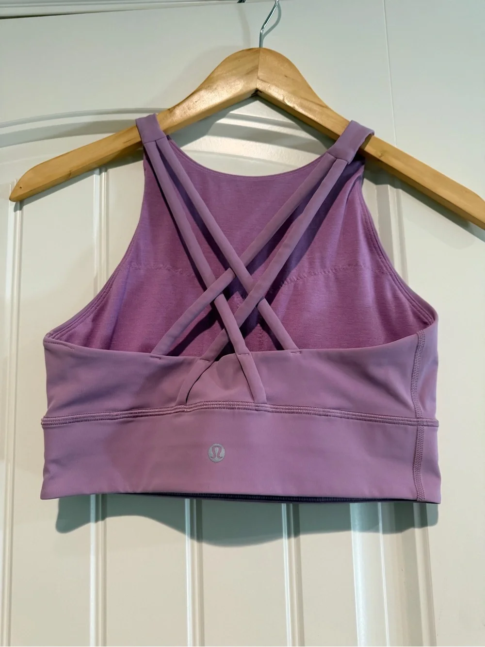 Lot of 4 size 8 sports bras Lululemon (2), Buff bunny and Puma